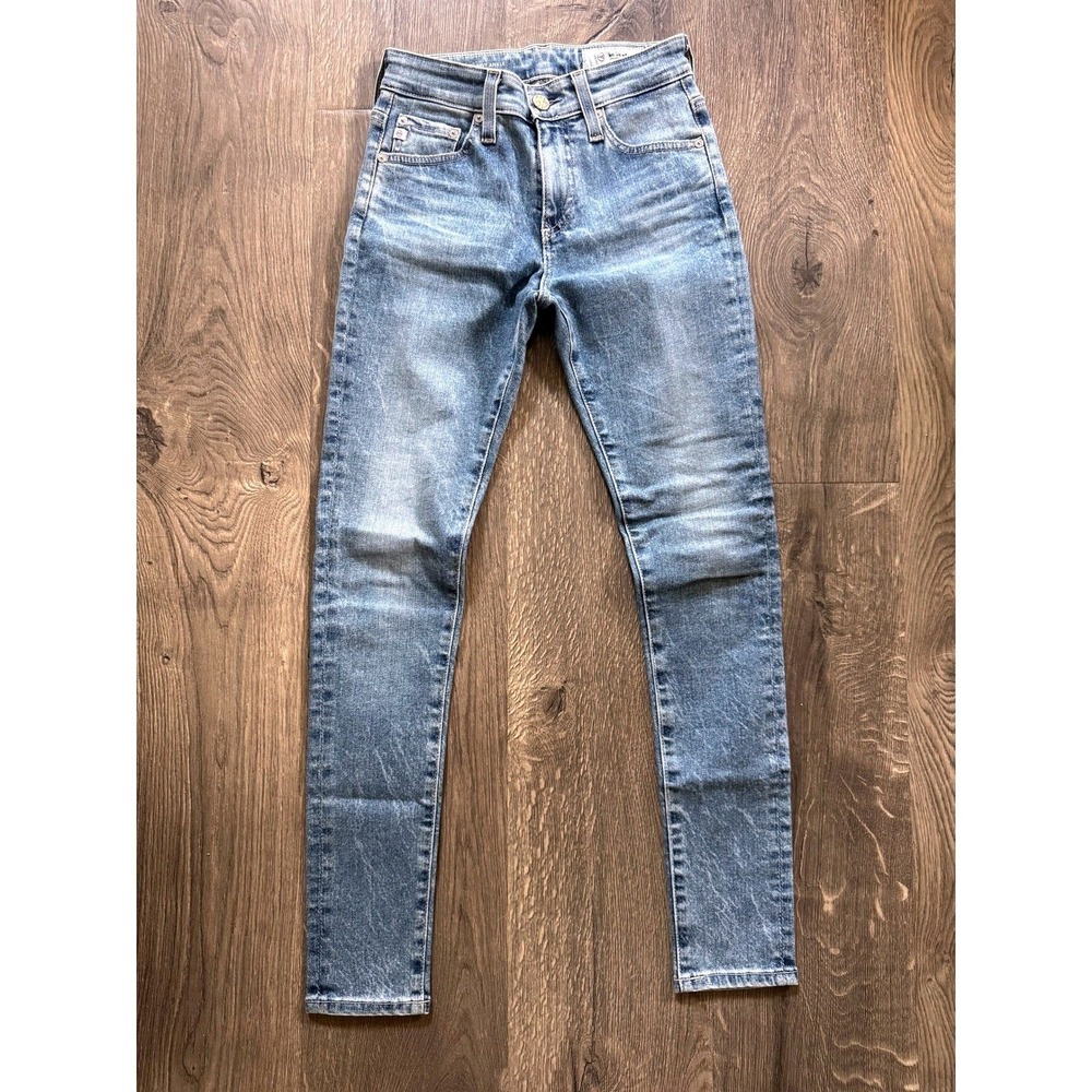 AG Adriano Goldschmied Farrah Skinny Ankle Jeans 23 Blue 18 Yrs Pride NWOT $225